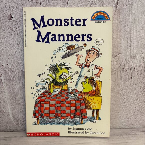 5 for $15📕Monster Manners Scholastic Hello Reader Level 3 Kids Book (SKU:239MI) - Picture 1 of 5
